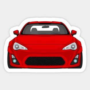 GT86 RED Sticker